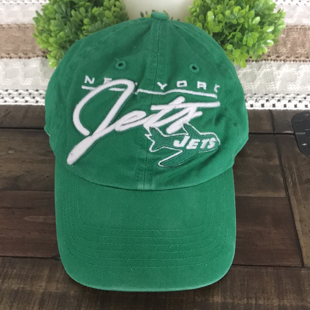 47 Brand NY New York Jets Dad Hat | NFL Vintage Throwback Cap Football